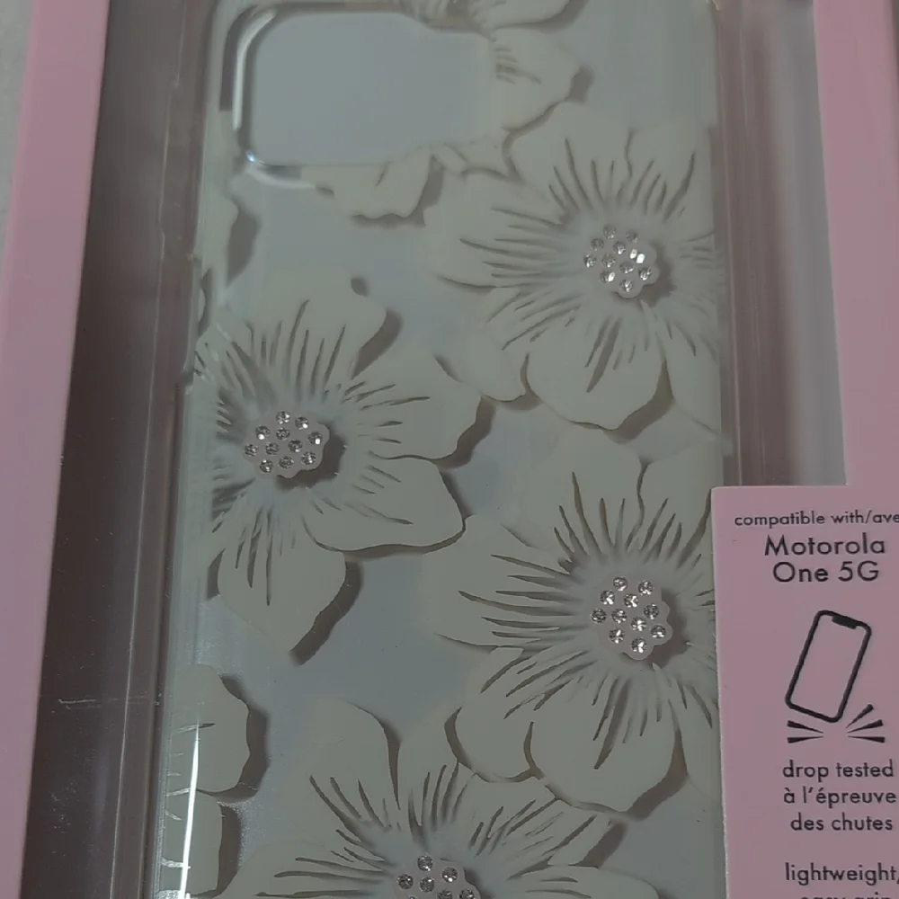 kate spade Hollyhock Clear Phone Case  Motorola One 5G